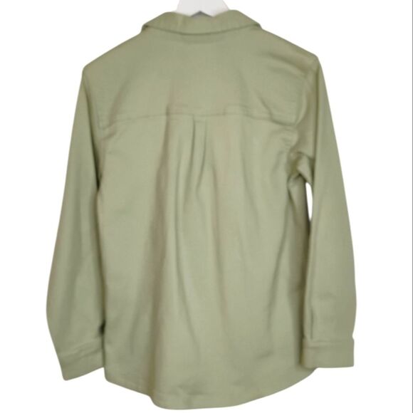 Colorful Planet Jacket green size XL Shacket Zip Front with Pockets - Picture 9 of 13